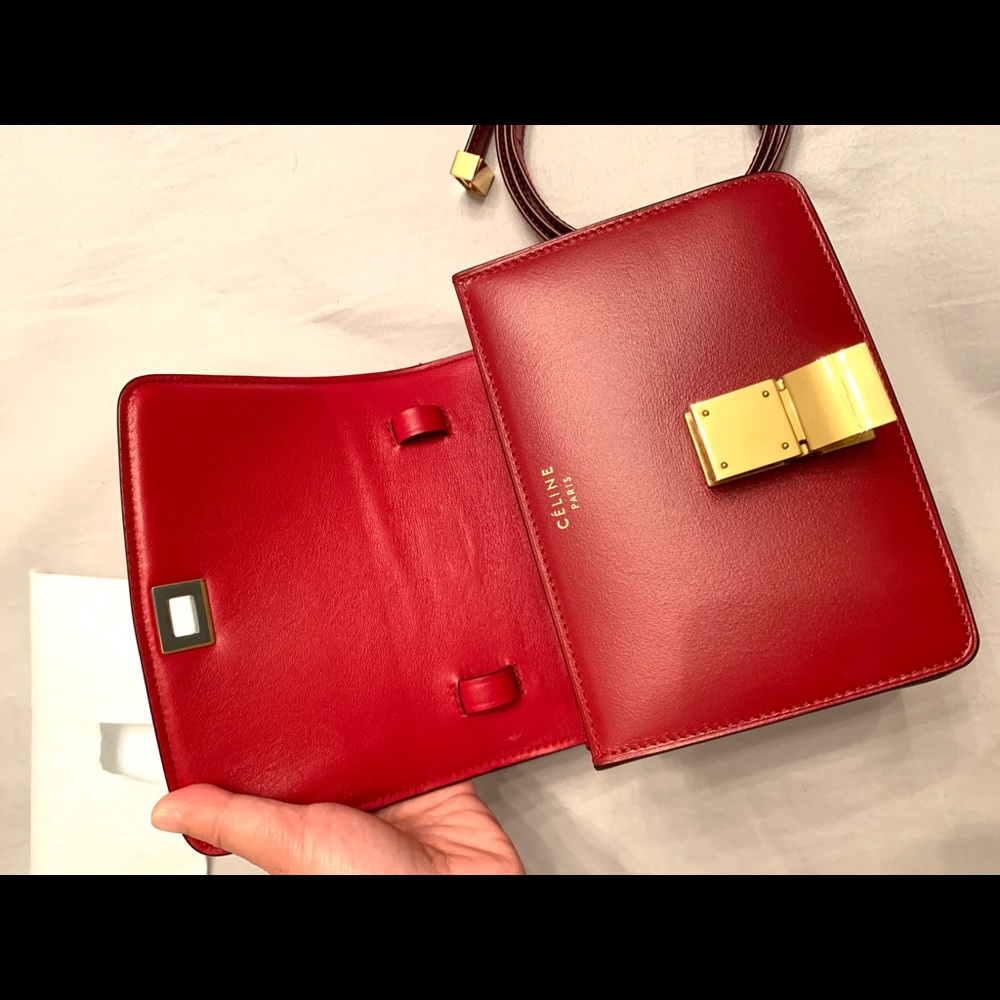Celine Mini Box in Red - Picture 13 of 13